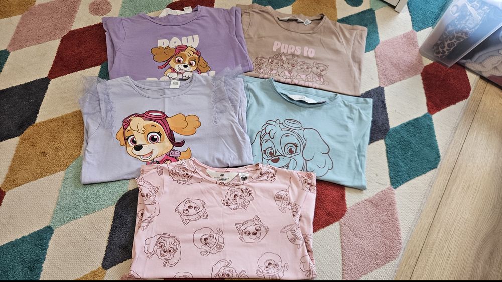 Koszulki z długim rękawem h&m 122/128 Psi Patrol