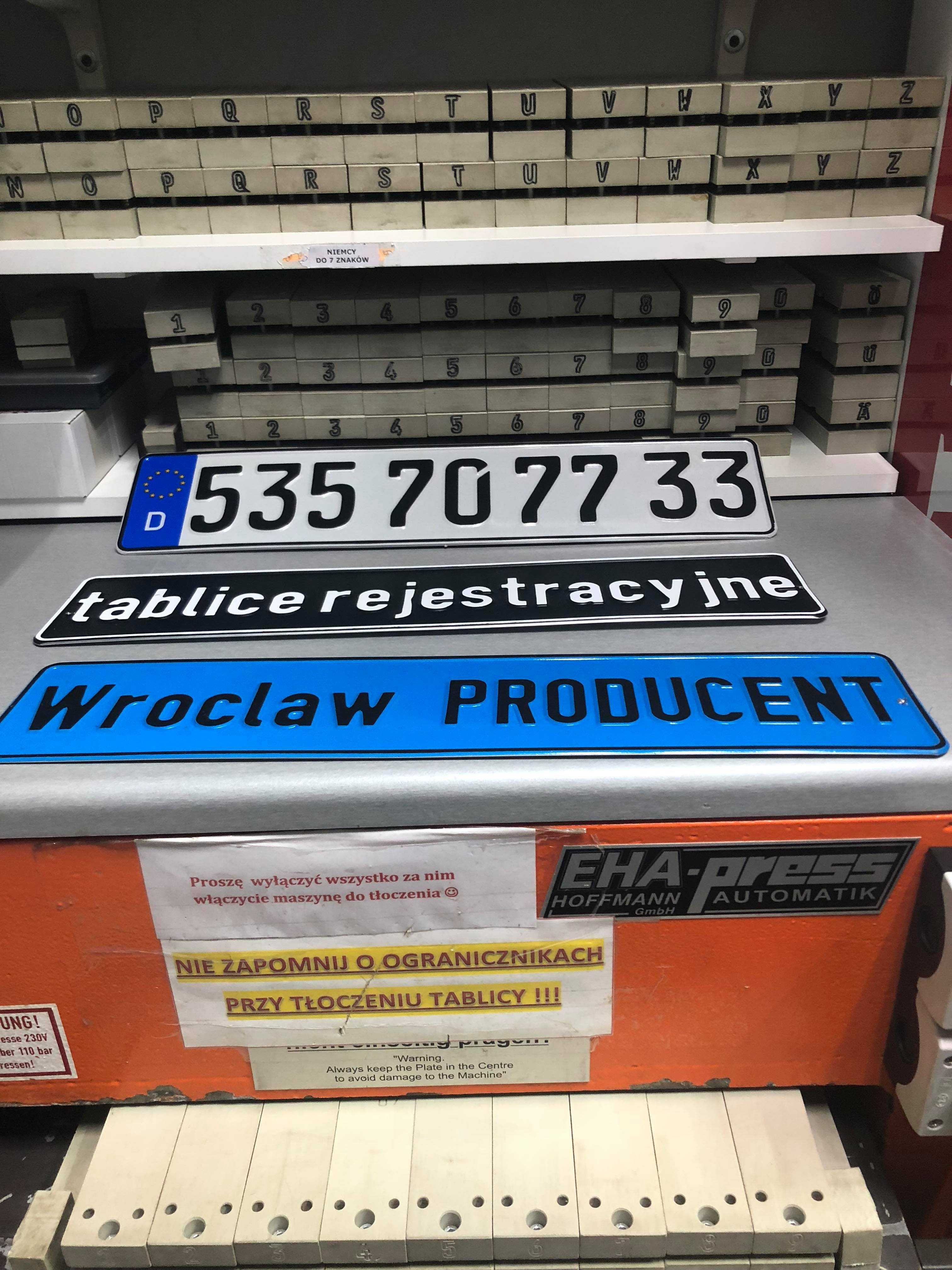 Tablica polska reklamowa + znaczek