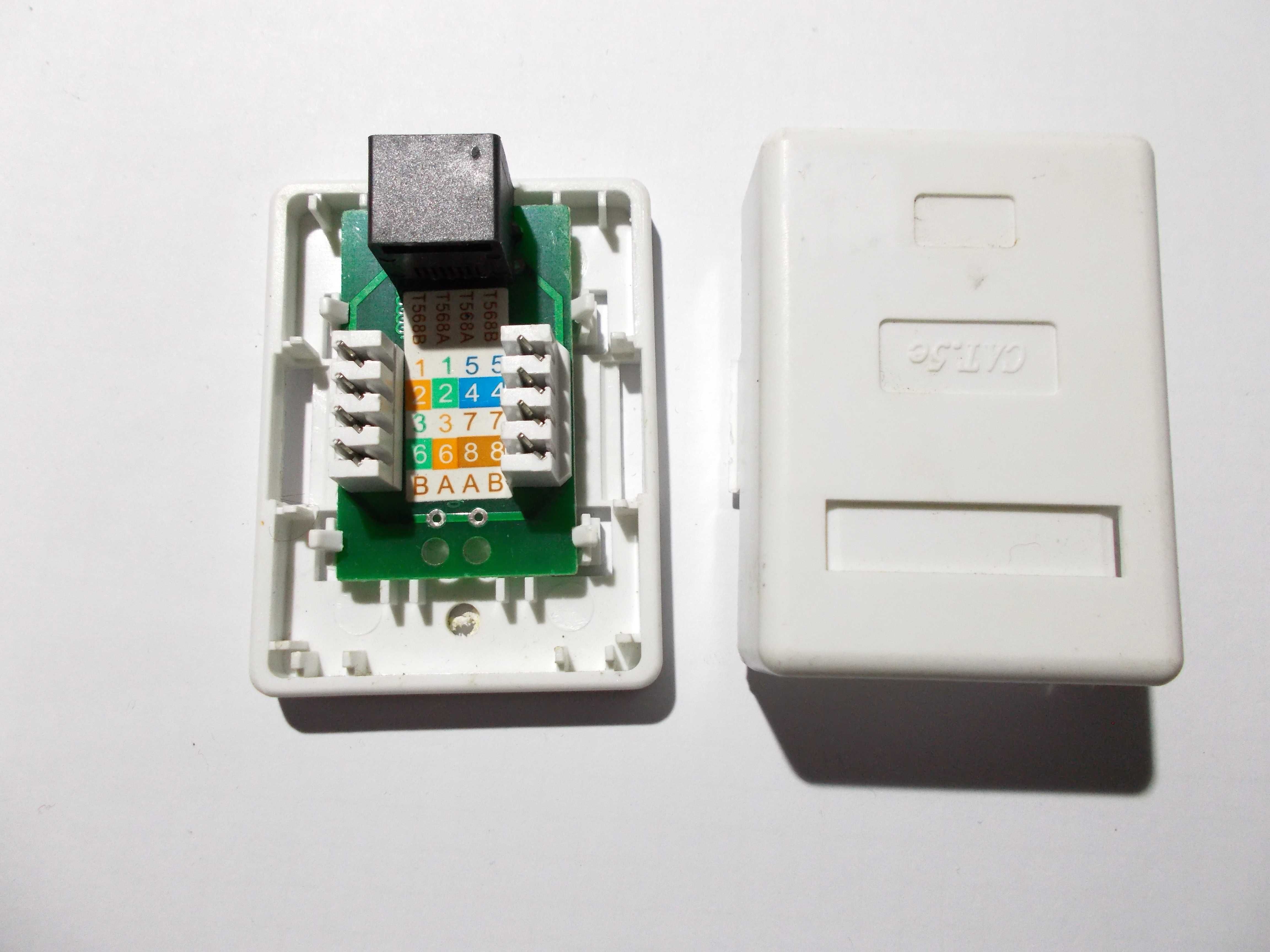 Интернет-розетка внешняя 1xRJ-45 cat.5e,Ethernet розетка