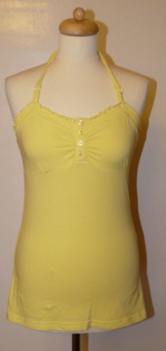 Żółta koszulka do spania lub bluzeczka na lato Esotiq 38/M