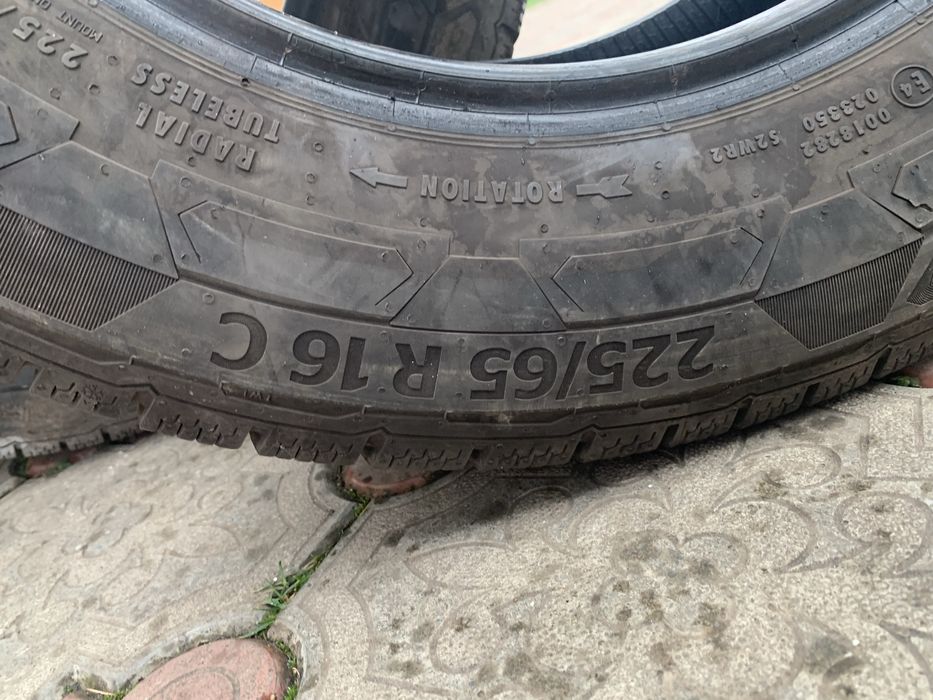 225/65/R16C (зима) вживані 2шт Continental, 2шт Barum