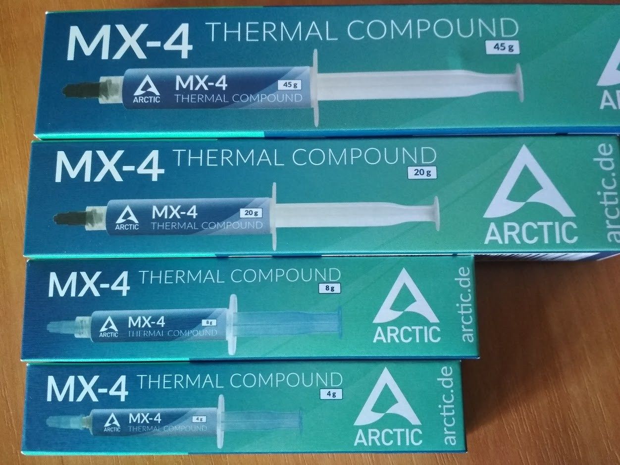 Оригинальная термопаста Arctic MX-4 + лопатка 2 4 8 20 45 грамм