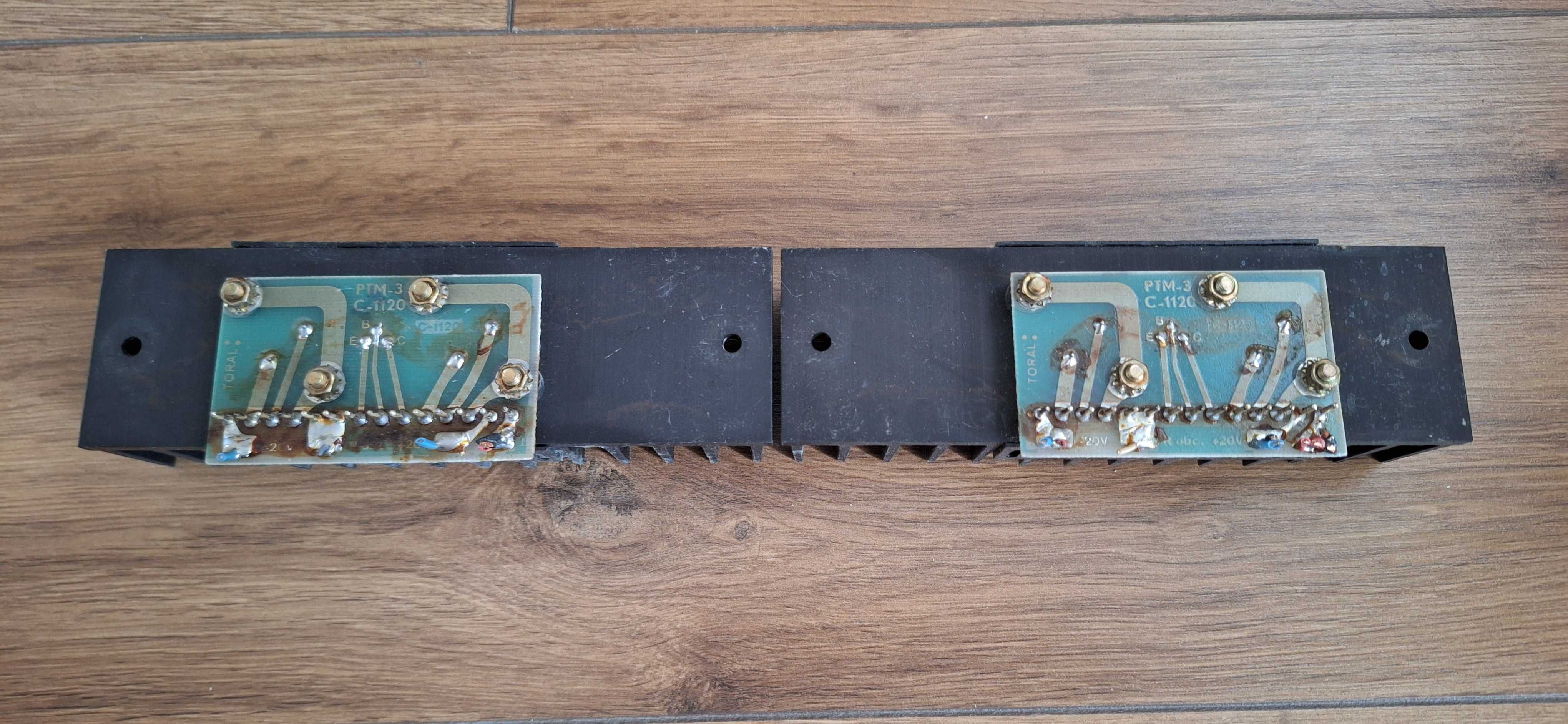 Amplituner Radmor 5102 / T / TE Radiatory Końcówek mocy ! Czarne ! [2]