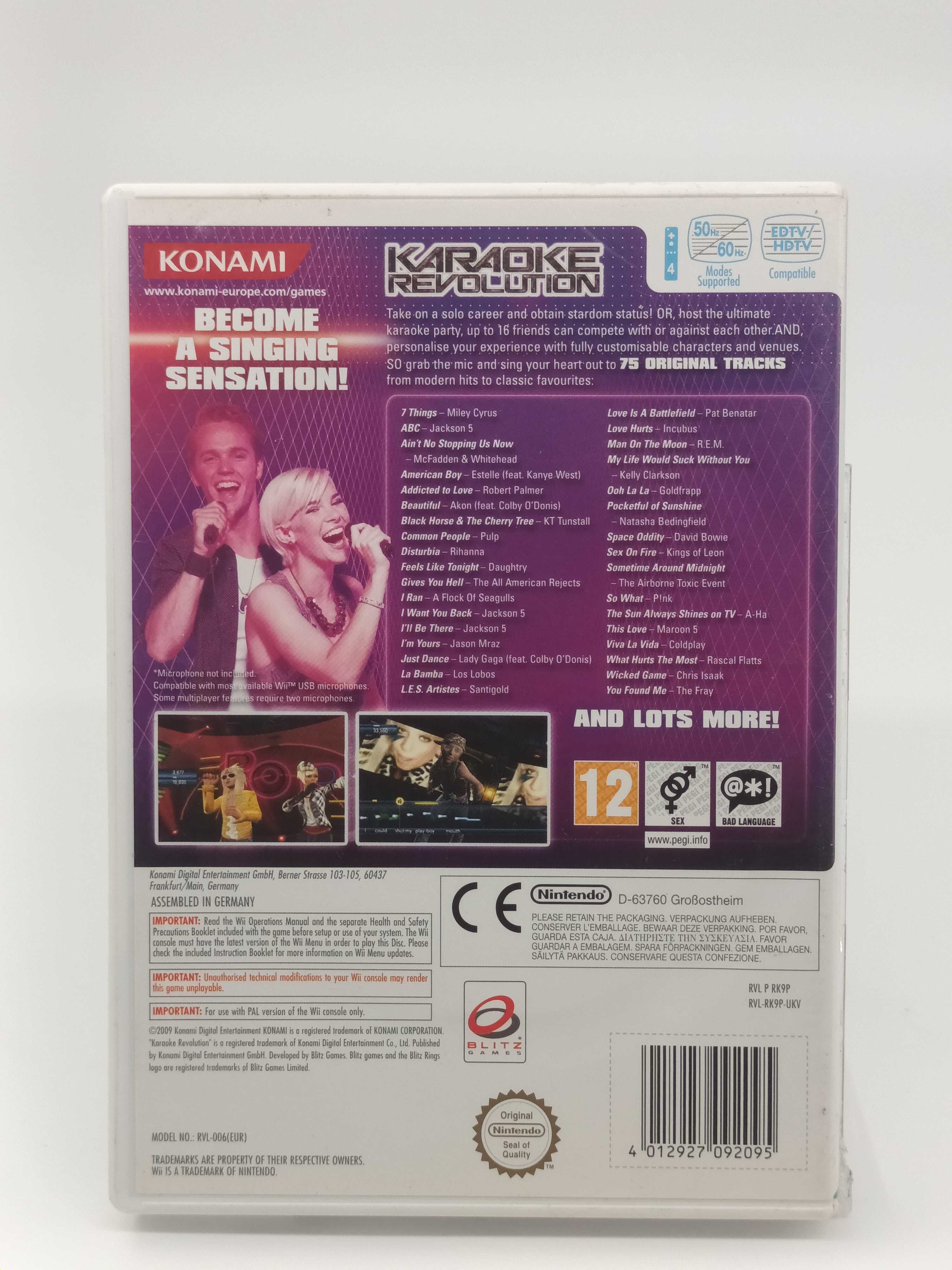 Karaoke Revolution Nintendo Wii