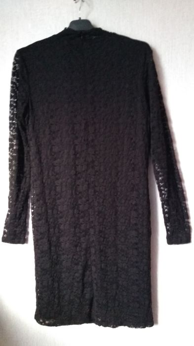 Elegancka sukienka czarna  koronkowa rozm  L