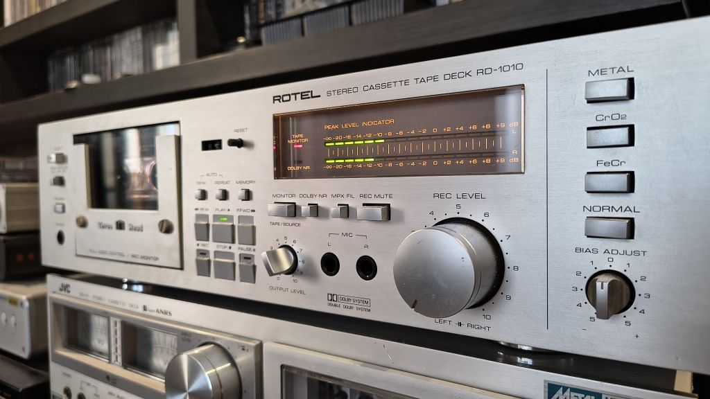 Касетна дека Rotel RD 1010. 3 Head. Сквозний канал.