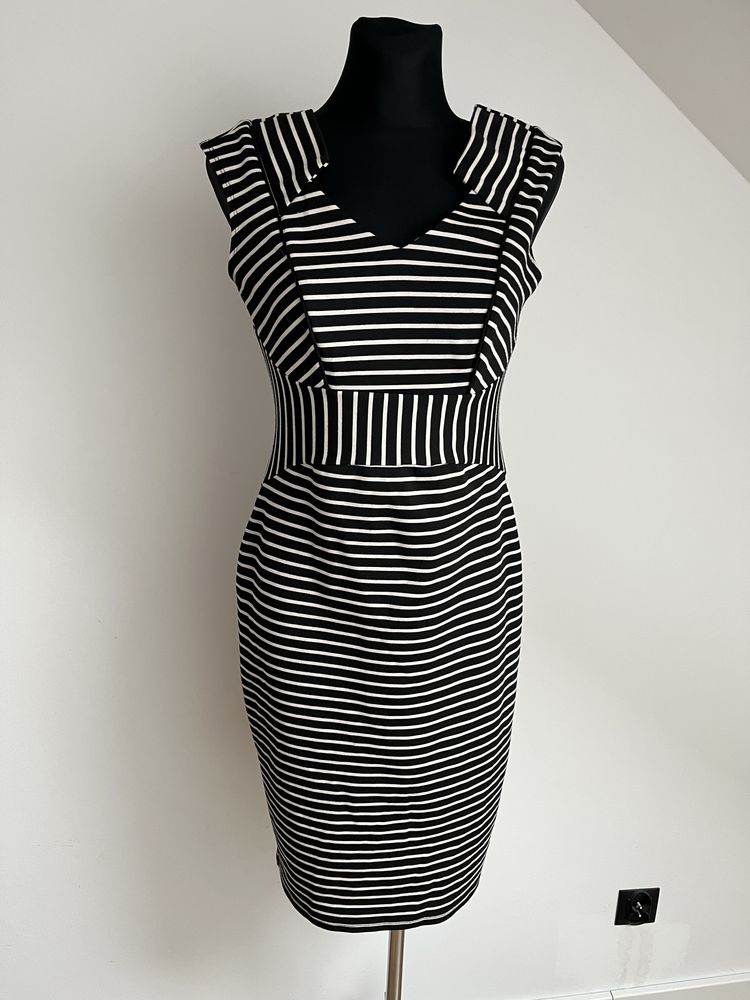 Sukienka midi w paski Dorothy Perkins