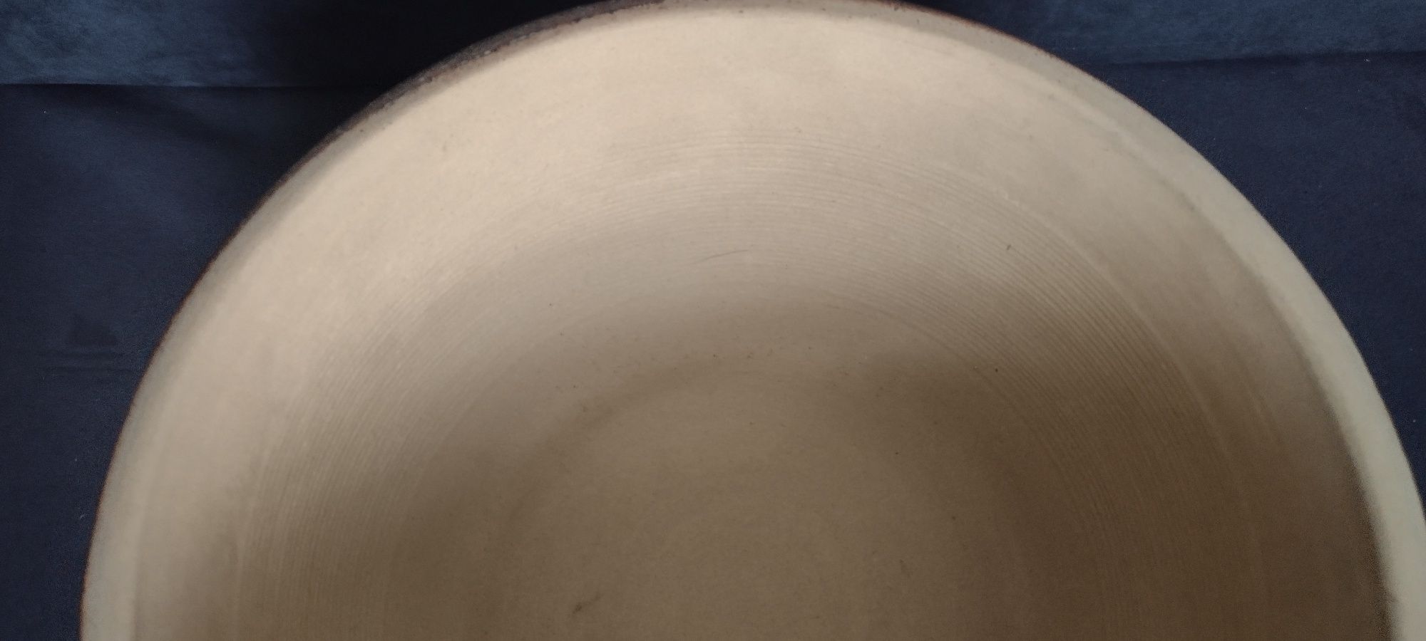 Duża misa ceramiczna, kamionkowa makutra.
