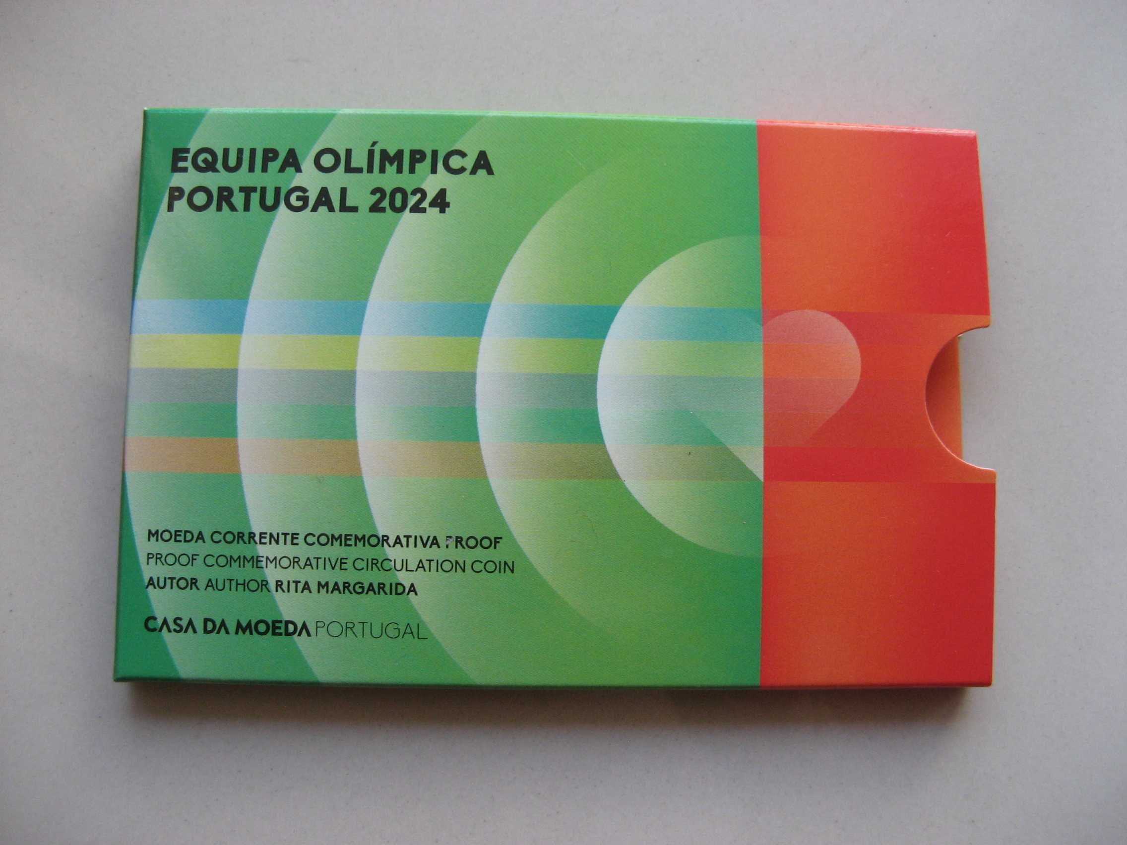 Equipa olímpica 2 euros proof