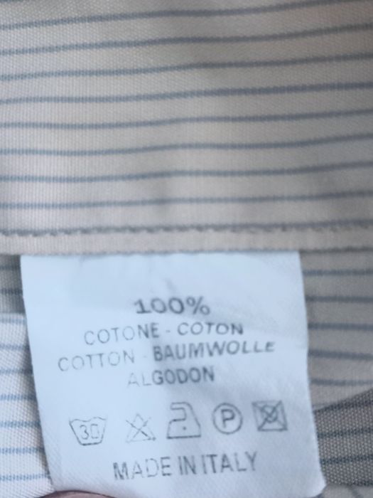 DUŻA (2XL) NOWA beżowa włoska koszula Gianni Brun