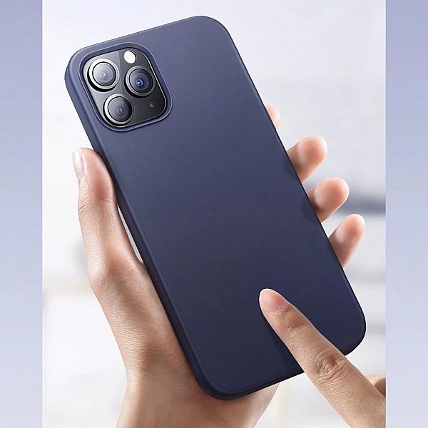 Joyroom Color Series ochronne etui do iPhone 12 Pro Max niebieski (JR-