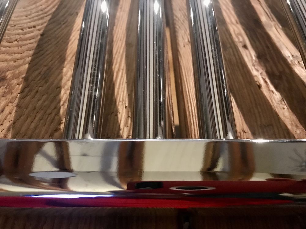 Grzejnik łazienkowy z grzałką  Terma Domi chrom 786x500 grzałka 300W