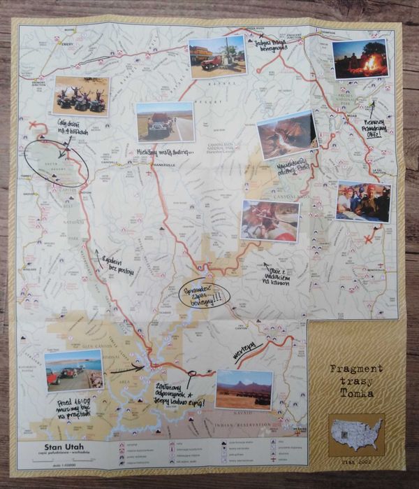 Marlboro team utah 2002 42x48 plakat mapa