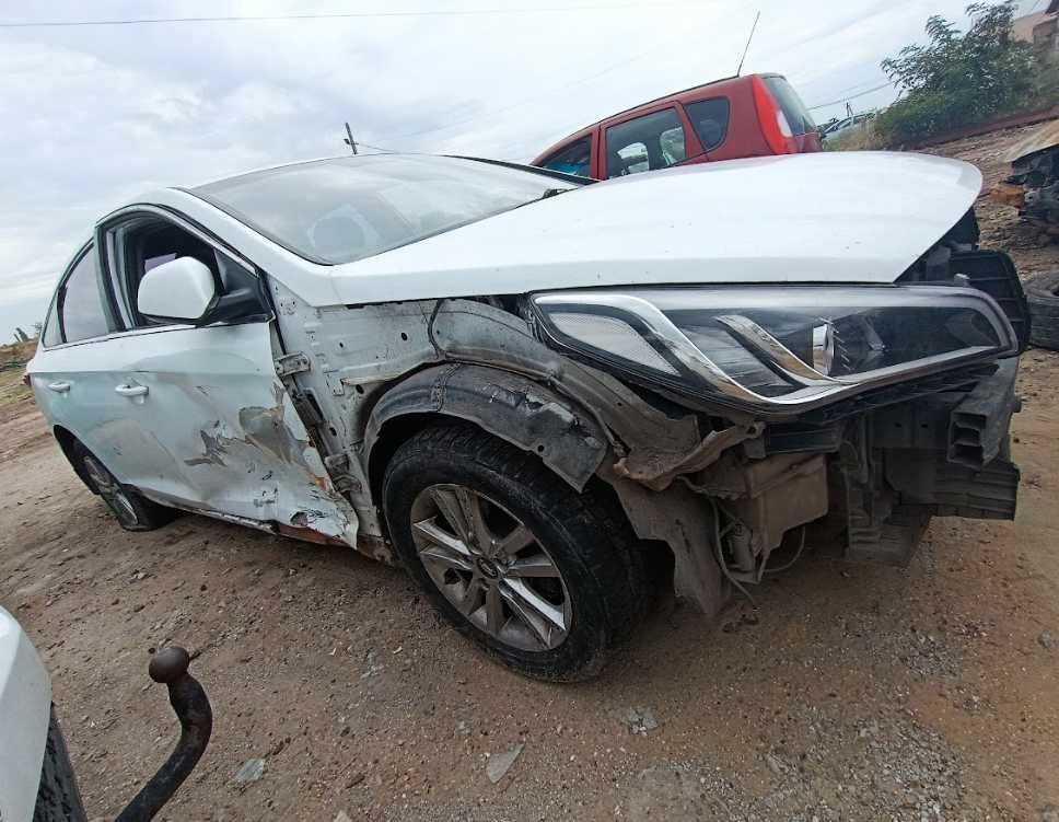 Кузов Hyundai Sonata 2.0 газ 2014 белый. Разборка Sonata LF
