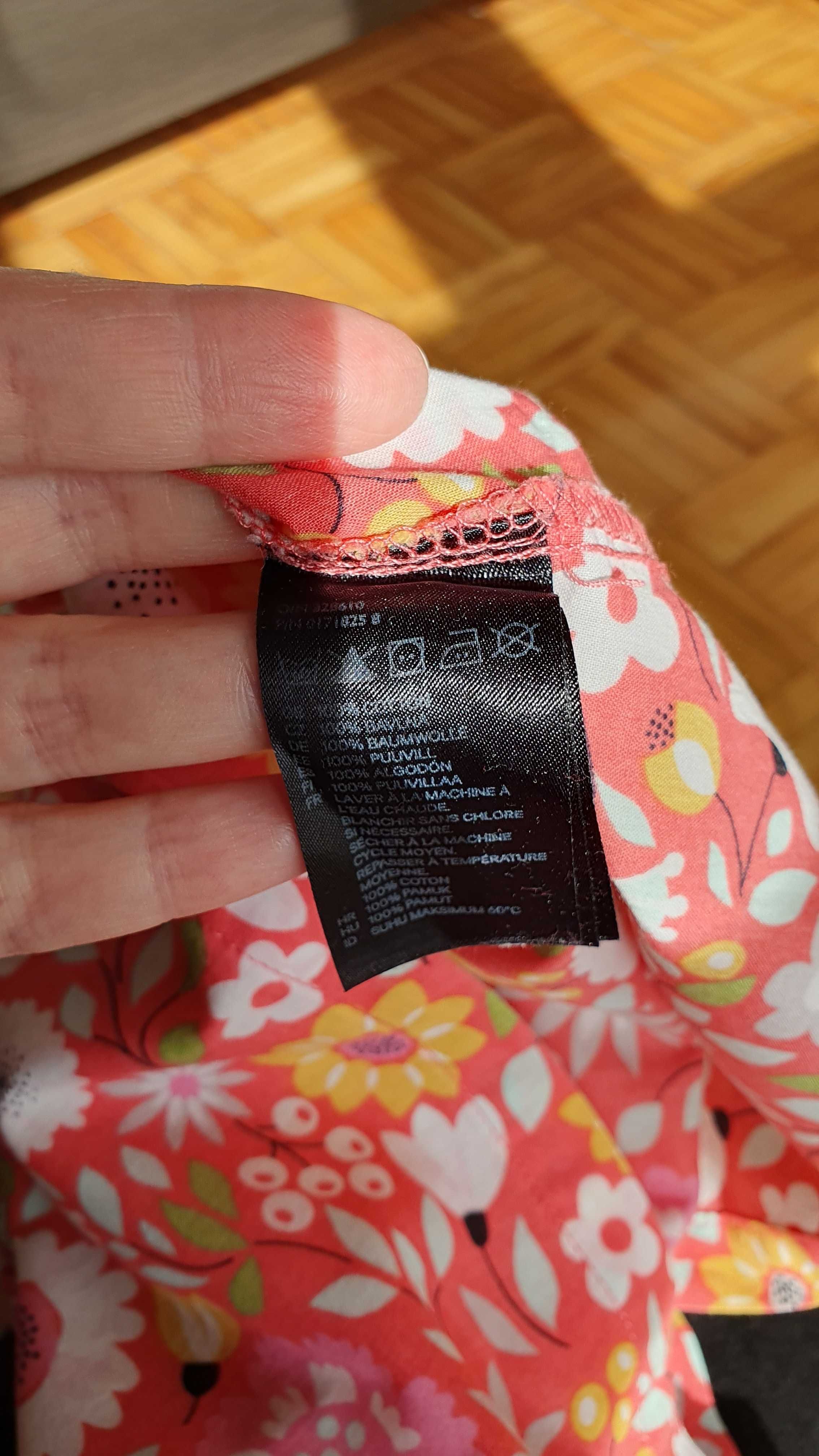 H&M letnia sukienka dla dziewczynki rozmiar 74