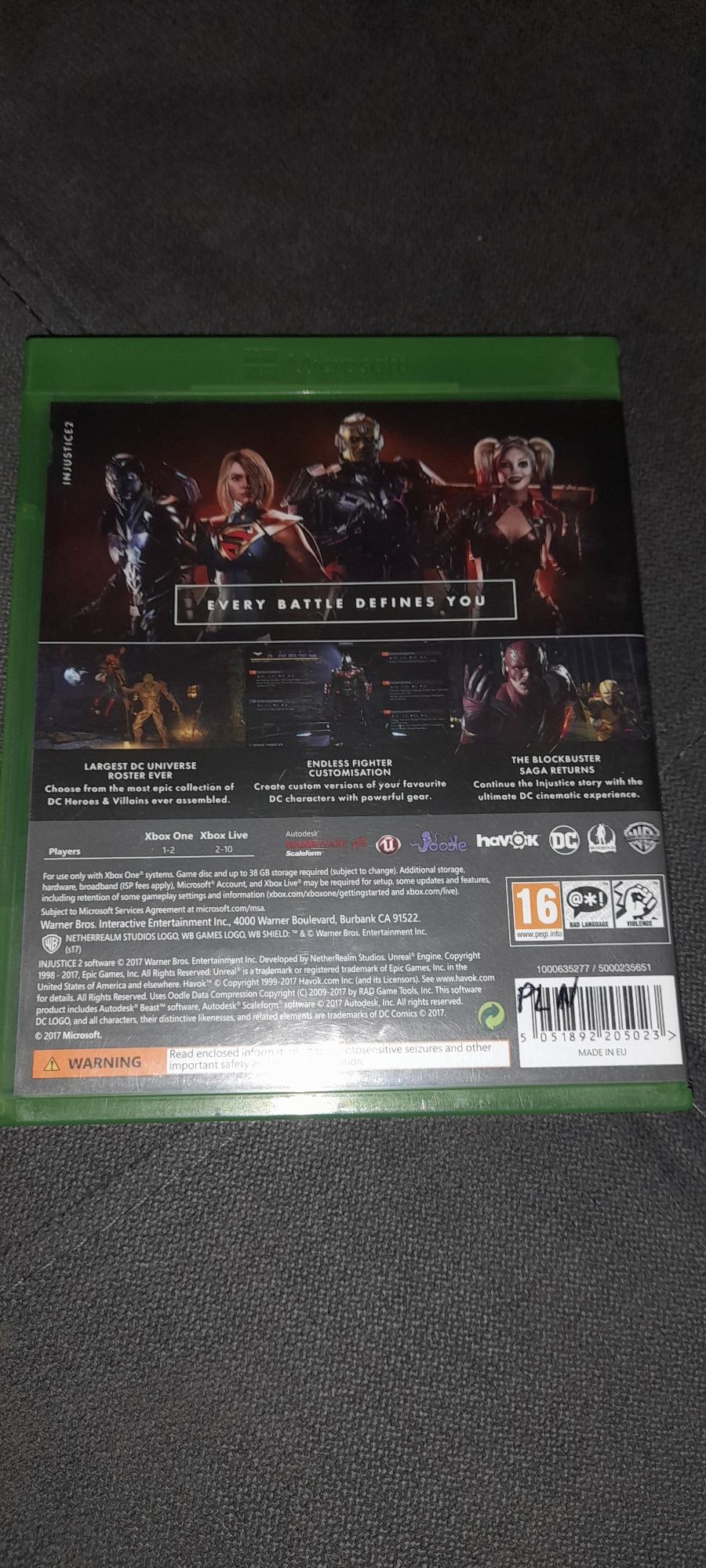 Gra na xbox one Injustice 2