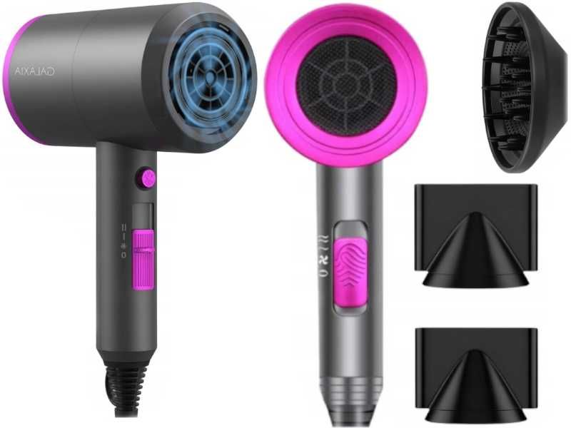 Profesjonalna Suszarka Do Włosów 1800W Jonizacja 3 Końcówki NOWA