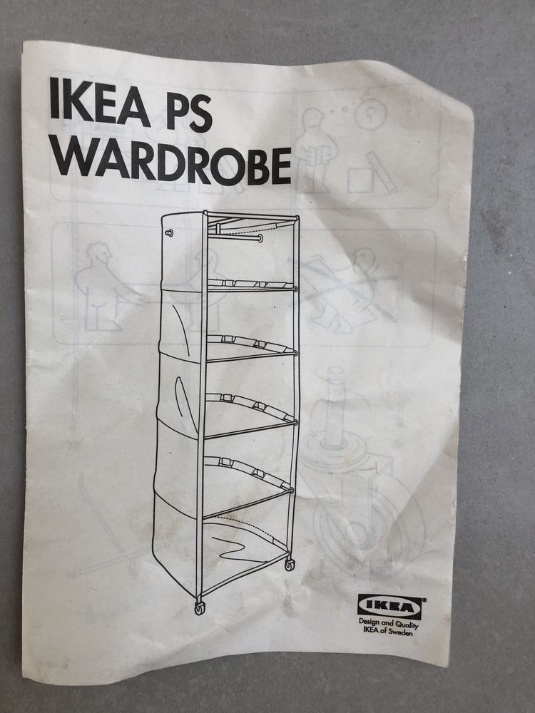 Guarda-roupa Ikea PS em Tecido