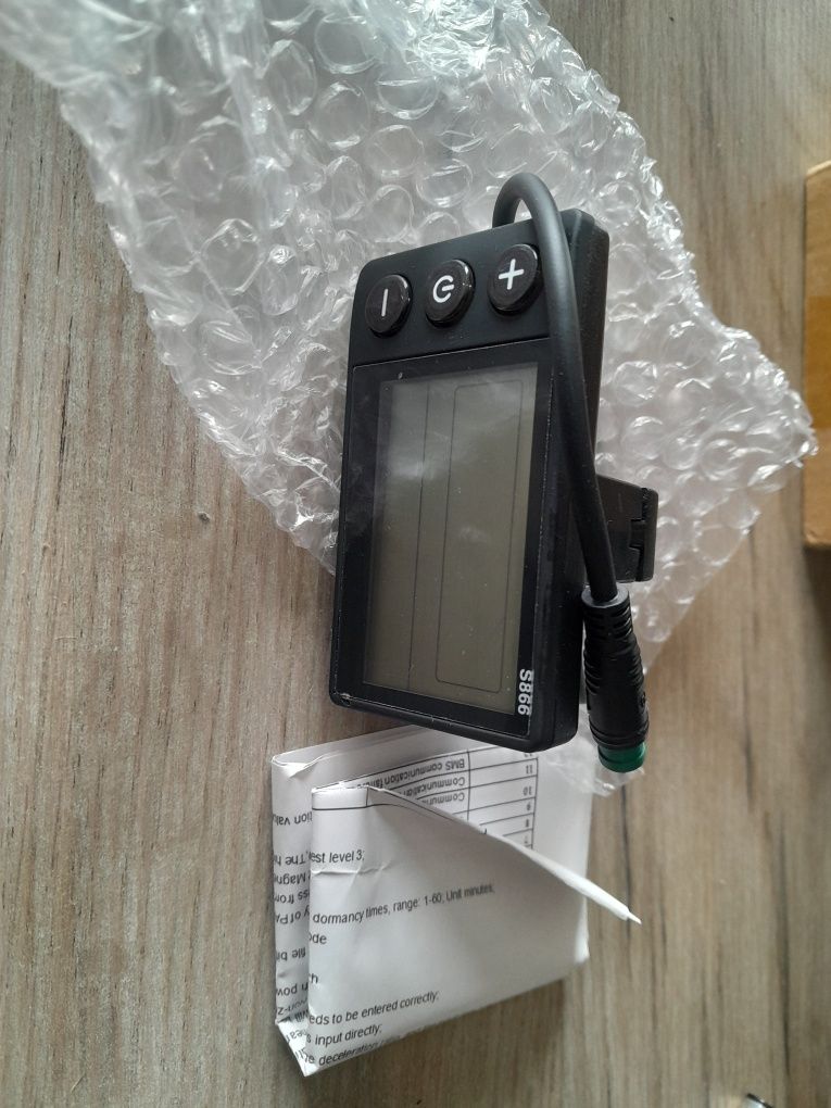 Miernik Wyświetlacza LCD S866 roweru elektrycznego 24V/36V/48V Wodoodp