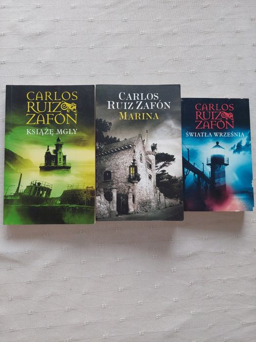 3 książki C.R.Zafon: Marina