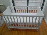 Cama de grades lacado