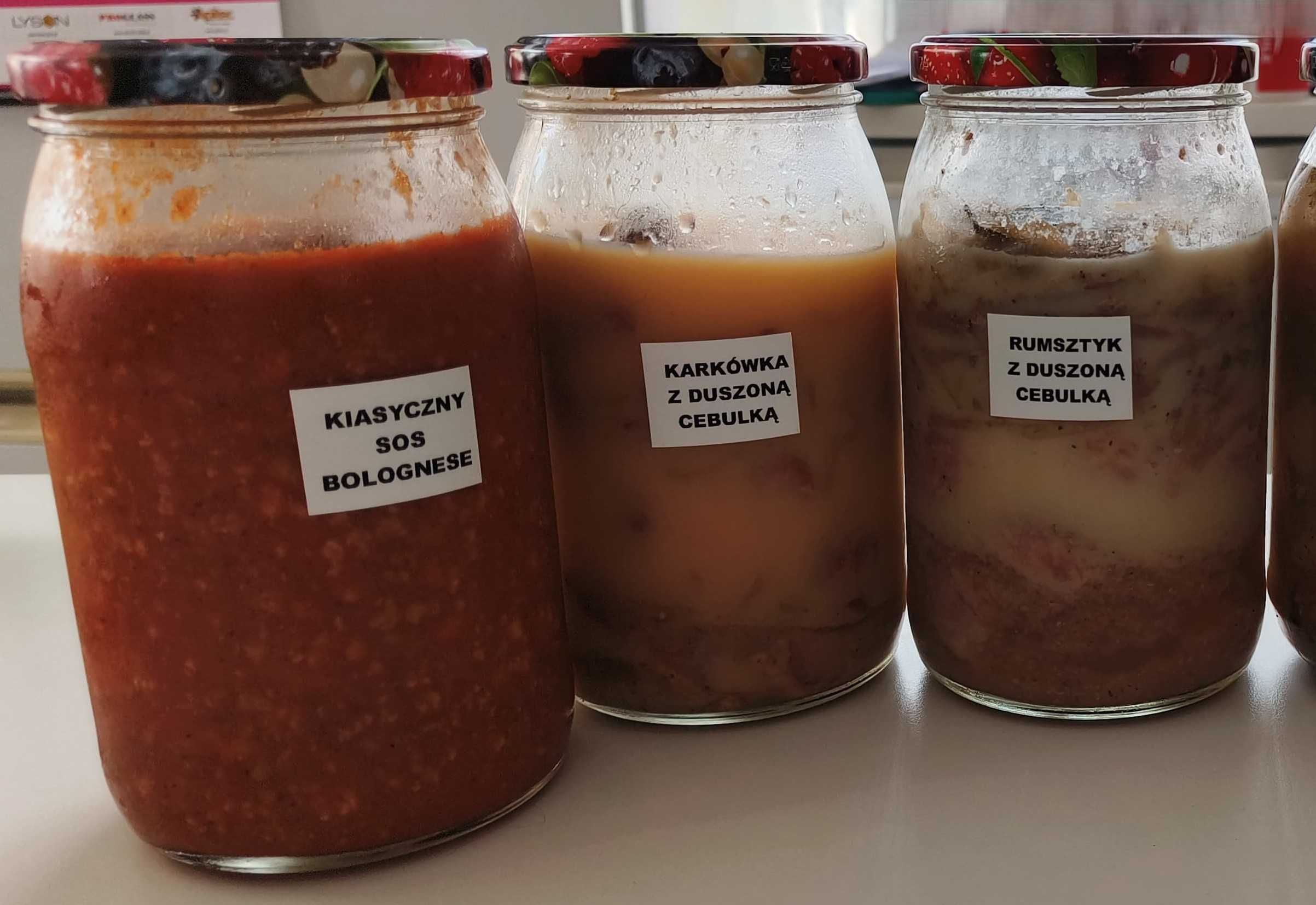 Nowości dania wekowane - słoiki 0,9 l 10 szt. obiady domowe z wysyłką