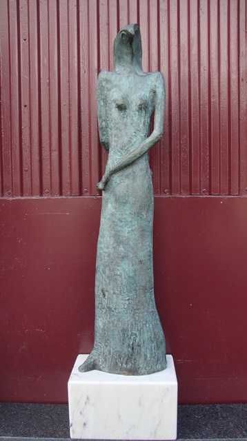Escultura Angústia - Teixeira Lopes