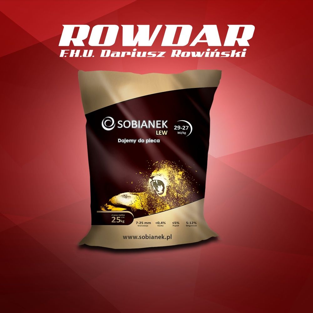 SOBIANEK LEW Ekogroszek Extra Premium Plus ROWDAR Karlik Skarbek Pelle