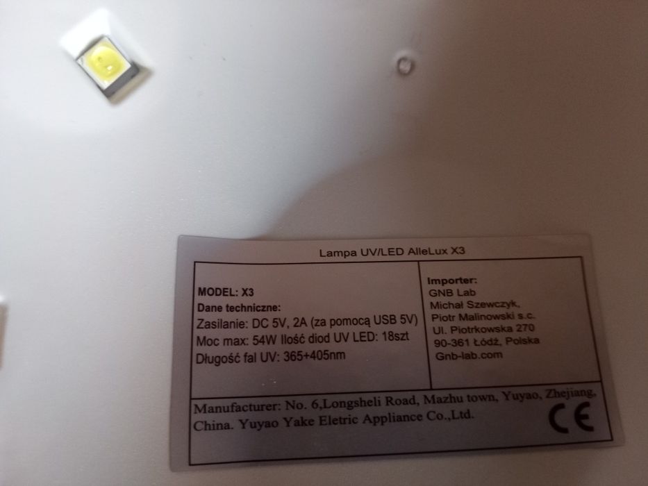 Lampa UV/led do paznokci