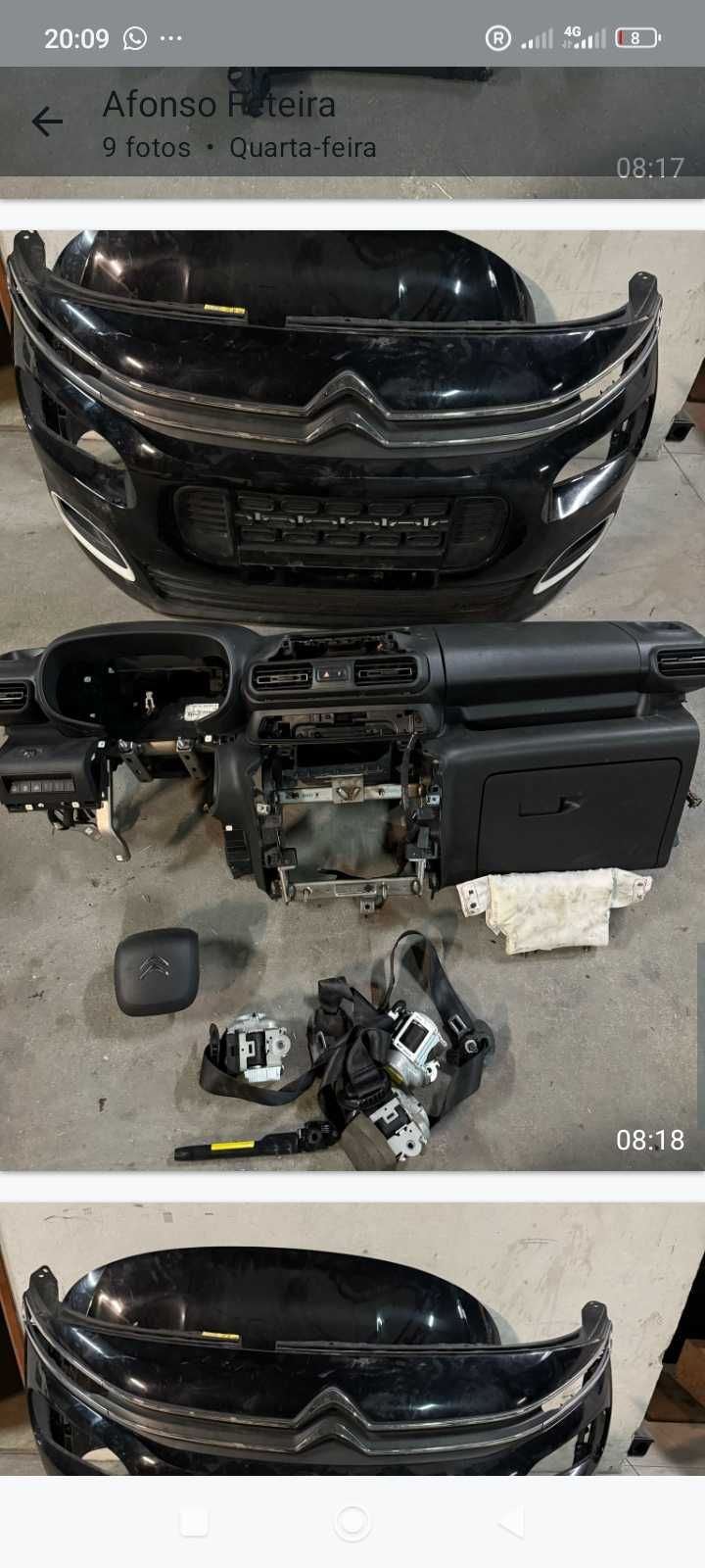 Frente da Berlingo 5 lugares completa