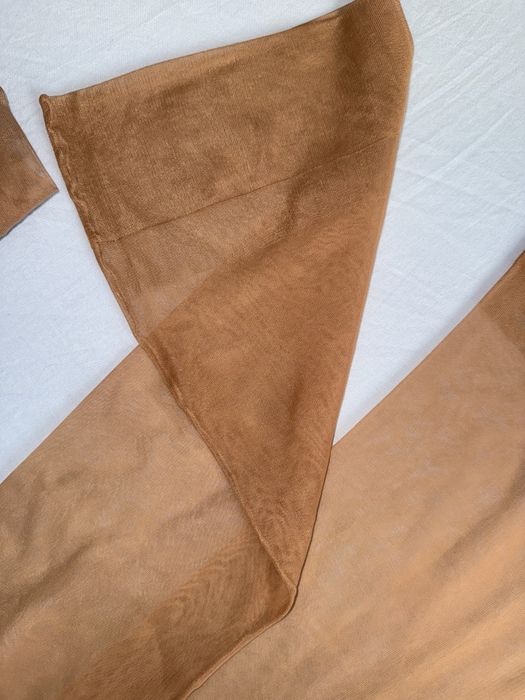 Pończochy nylonowe ze szwem