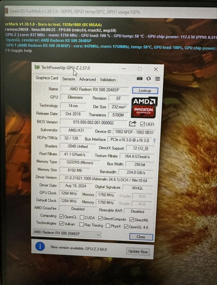 Ігровий ПК 12 ядер RX 580 8 gb | DDR4 16gb | SSD NVMe 256 gb HDD 512