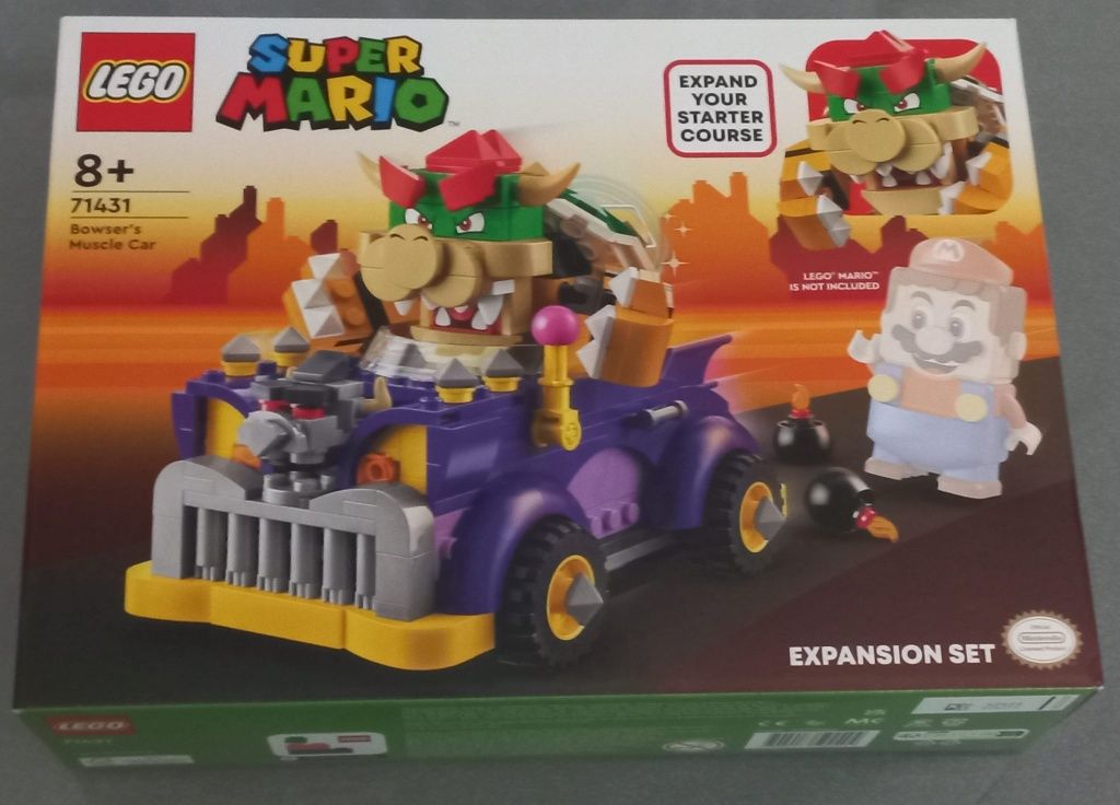 71431 - Bowser's Muscle Car Expansion 
Novo.
Conforme as fotografias.