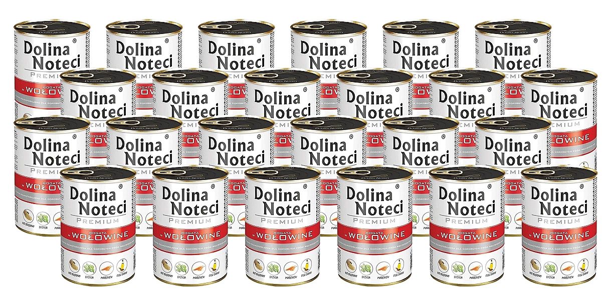 Dolina Noteci Premium Bogata W Wołowinę 400g x24