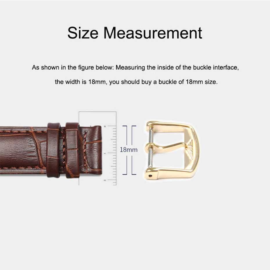 Klamra sprzączka 16mm 18mm do zegarka Longines srebrna złota nowa