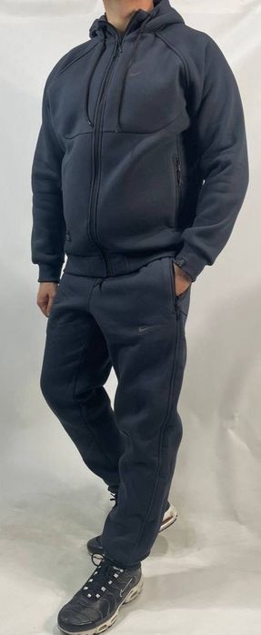 Мужской спортивный костюм Nike зимний на флисе