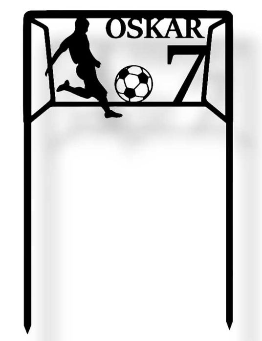 Topper BRAMKA PIŁKARSKA czarny lub biały jednostronny drewno