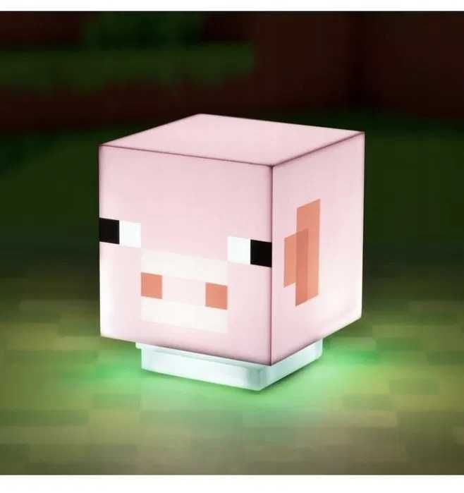 Lampka Minecraft Pig z dźwiękiem Figurka Nowa Prezent Gadżet Poznań