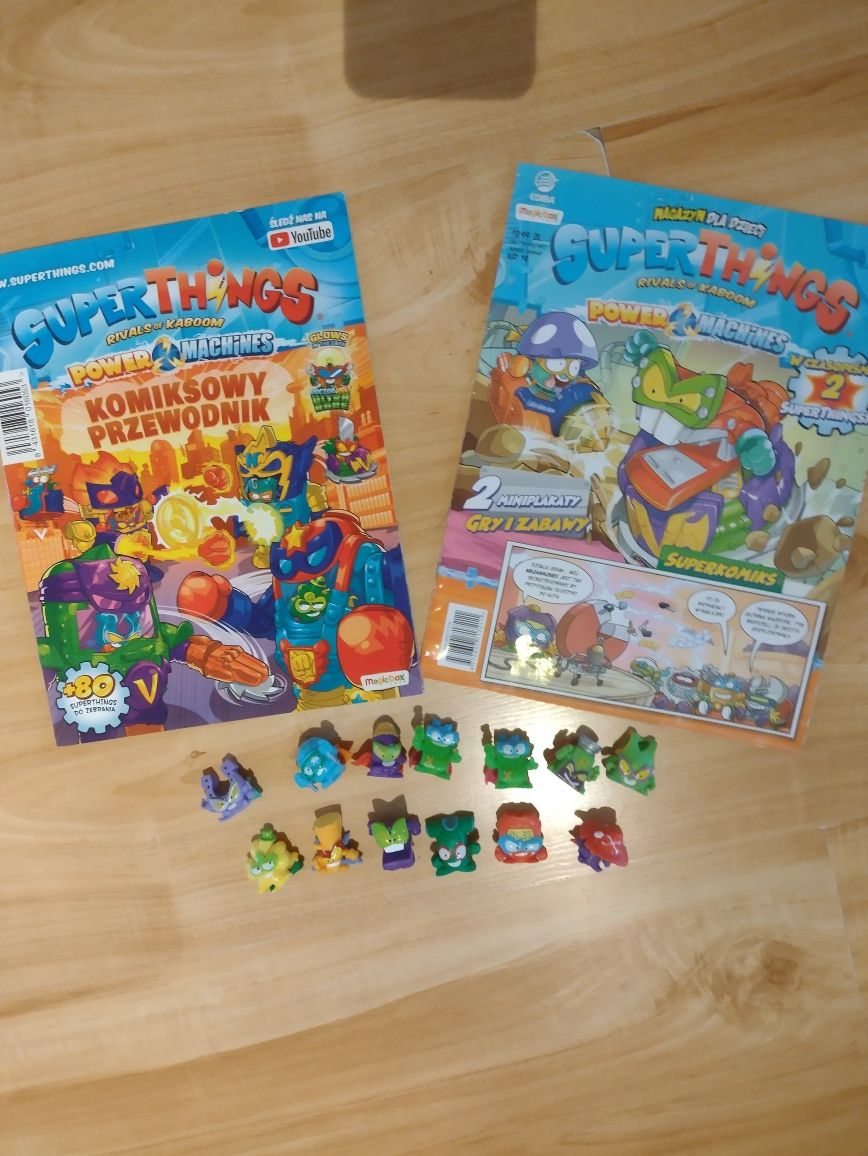Super zings Super Things Power Machines 13 szt. + 2 czasopisma