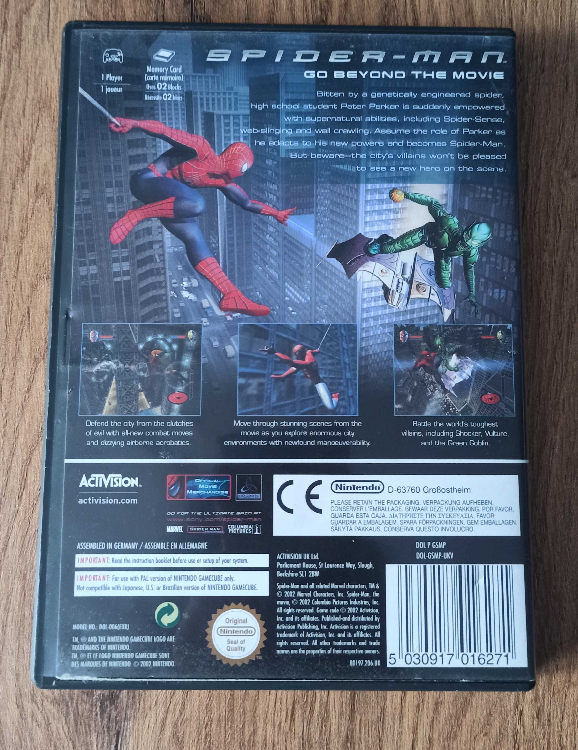 Spider-Man Spiderman Gamecube