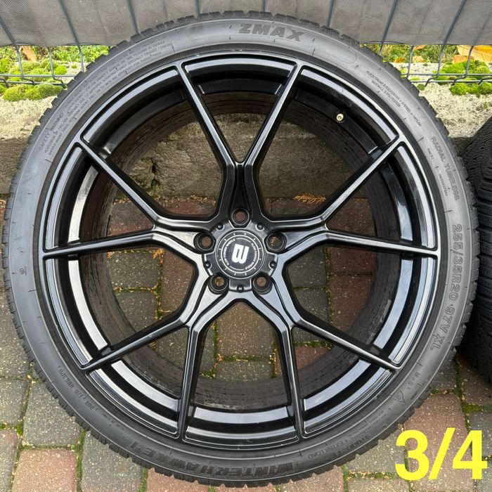 Zimowe 20 cali Audi A5 A6 A7 BMW G30 G31 G32 5x112 9J ET35 24rok 8mm