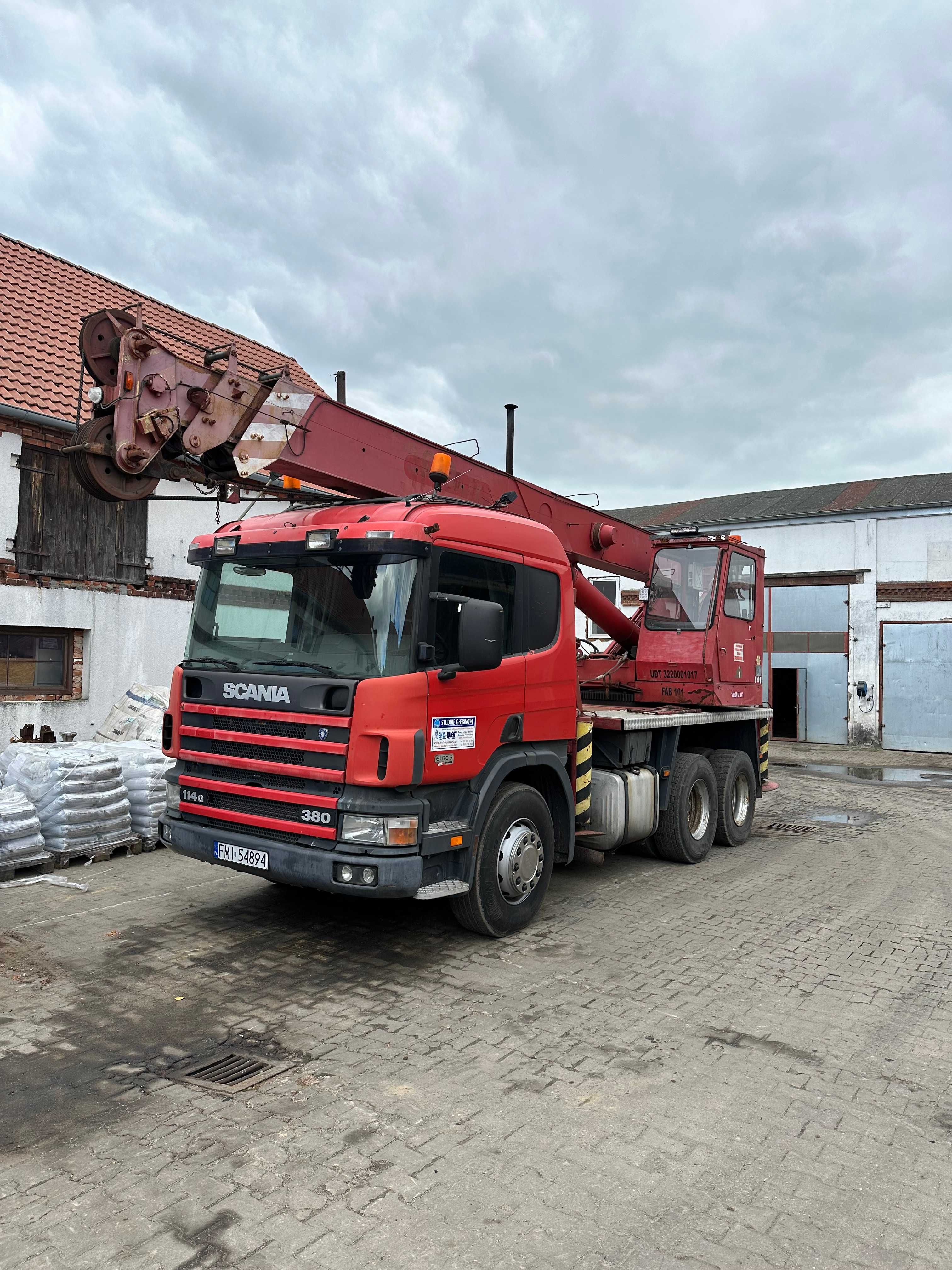 SCANIA 6x4 DŹWIG-Holownik-Wciągarka  do zadań Specjalnych  Klima