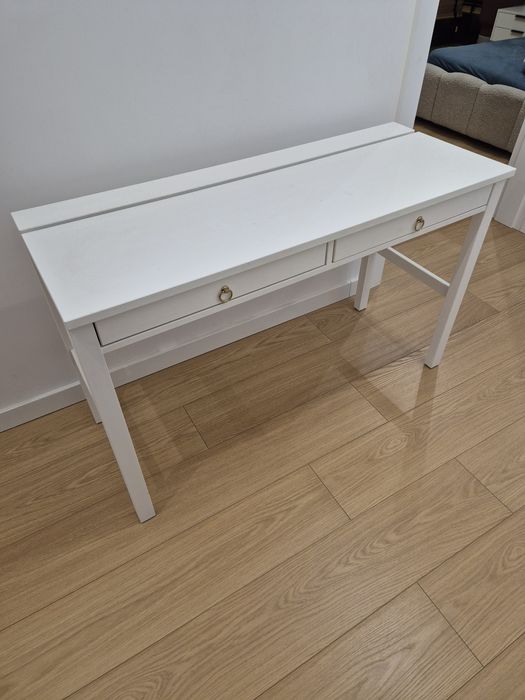 Biurko Hemnes białe retro