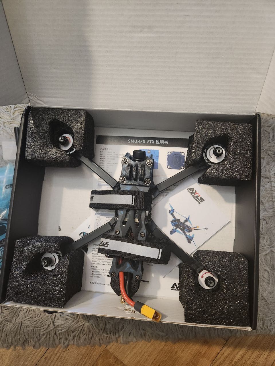 5 дюймів Axisflying Manta 5 SE ELRS Analog 1.6W | Dji o4 Tattu RlineV5