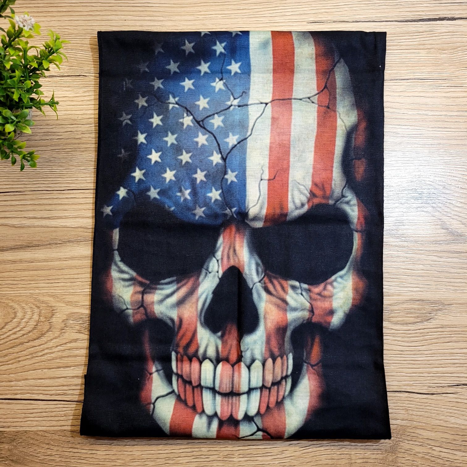 Komin narciarski/motocyklowy Skull USA. Komin zimowy snowboardowy