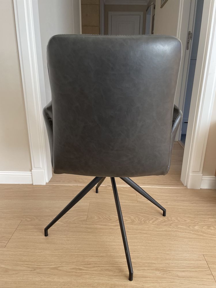 Krzesło obrotowe Naya, 56 cm x 88 cm, grafitowe