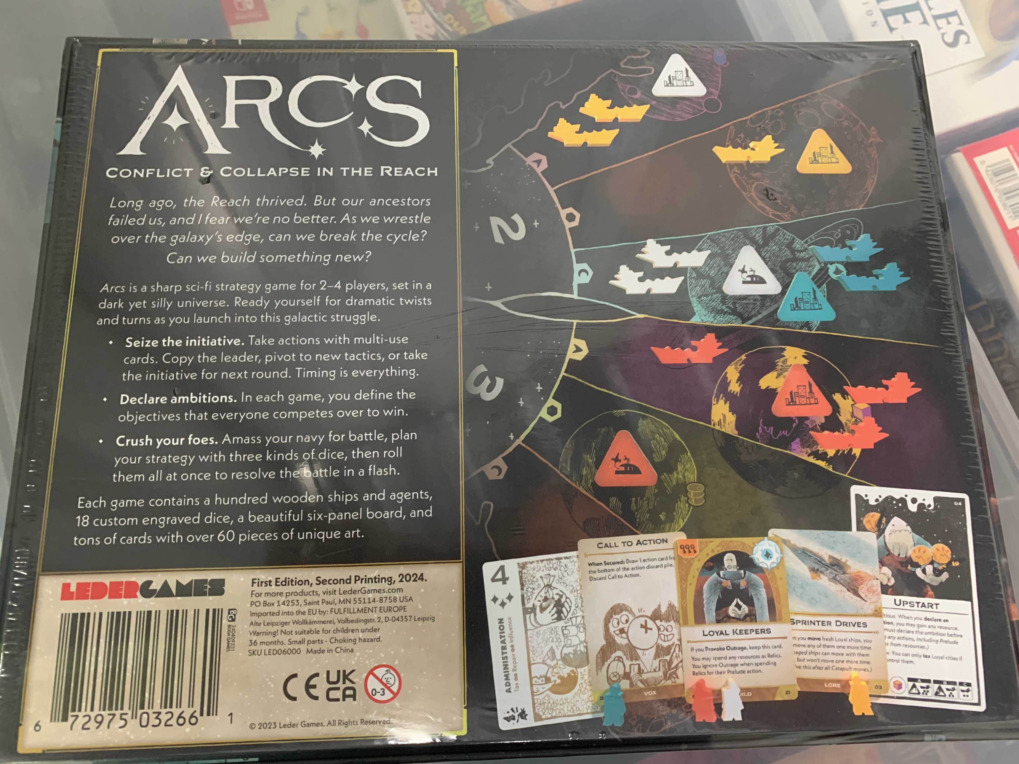 jogo de tabuleiro ARCS ***NOVO E SELADO***