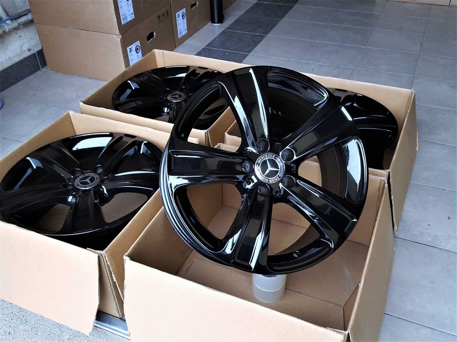Alufelgi 18 5x112 Czarne Mercedes C E S V CLA CLK GLK GLC ML Vito 506#