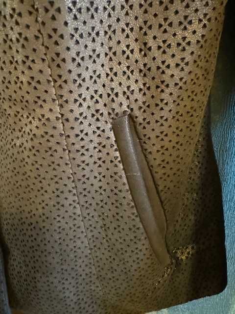 Жіночий шкіряний піджак