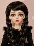 Wednesday Addams Lalka Ooak BJD 1/3 ok.60cm